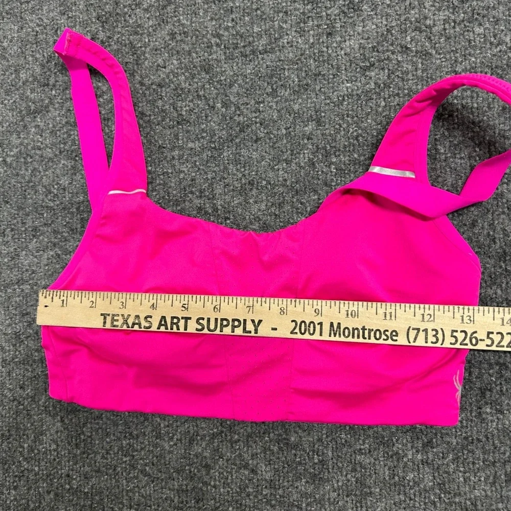 Spyder Sports Bra Womens Size Small Hot Pink Activewear Adjustable Reflective